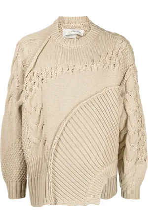 Feng Chen Wang Cable-knit long-sleeve cardigan