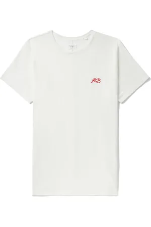 RAG&BONE Logo-embroidered cotton T-shirt