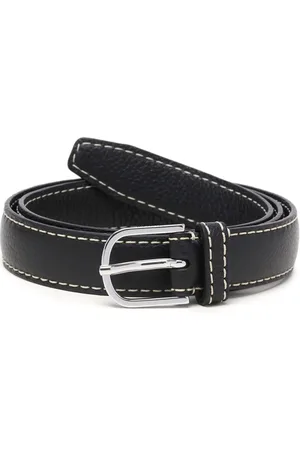Totême Stitch-detail leather belt