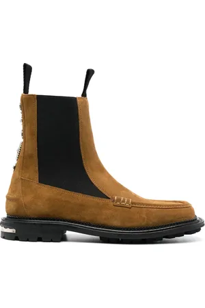 TOGA VIRILIS Stud-embellished suede boots