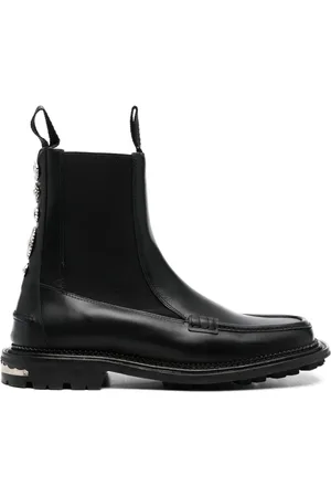 TOGA VIRILIS Charm-detail ankle leather boots