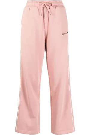 Chocoolate Logo-embroidered cotton track pants