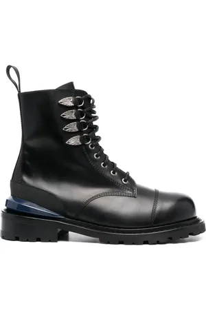 TOGA VIRILIS Lace-up ankle leather boots