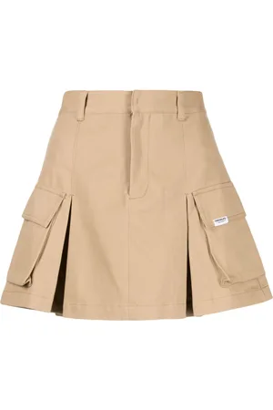 Chocoolate Logo-patch cargo miniskirt