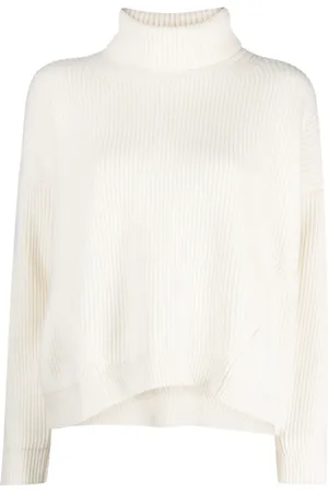 PESERICO SIGN Roll-neck silk virgin-wool blend jumper