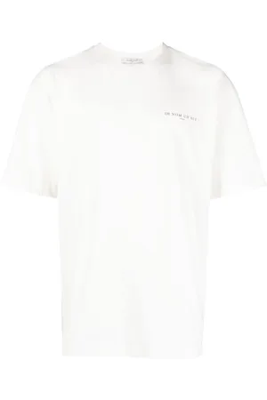 Ih Nom Uh Nit Black Pearl Roses logo-print T-shirt