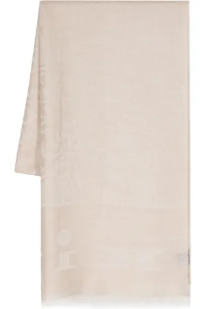 Kiton Rectangular fringed scarf