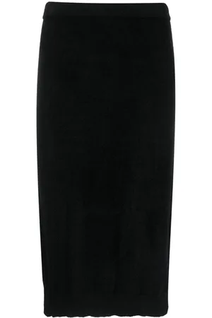 Filippa K Chenille-knit midi skirt
