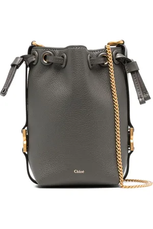 Chloé Micro Marcie leather bucket bag