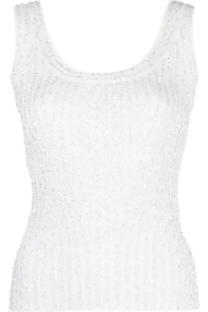 Missoni Sequin-embellished ribbed top