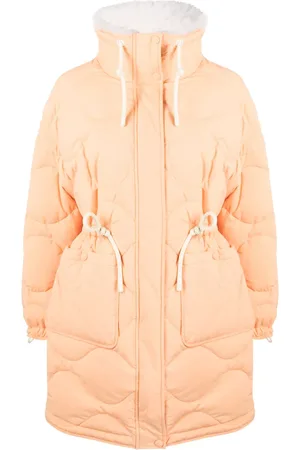 YVES SALOMON Quilted drawstring-waist coat