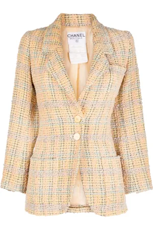 CHANEL 1994 single-breasted tweed jacket