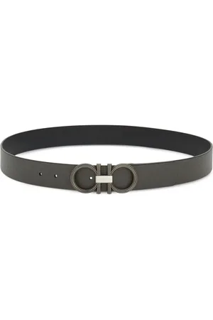 Salvatore Ferragamo Gancini-buckle leather belt