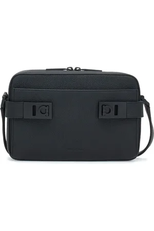 Salvatore Ferragamo Gancini buckle embellished leather shoulder bag