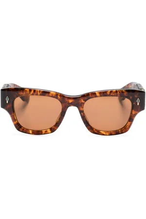 Alanui x JMM Topanga square-frame Sunglasses - Brown