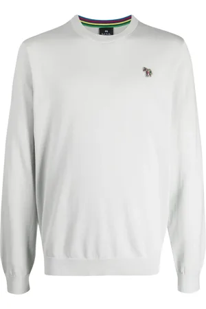 Paul Smith Zebra-patch crew-neck jumper