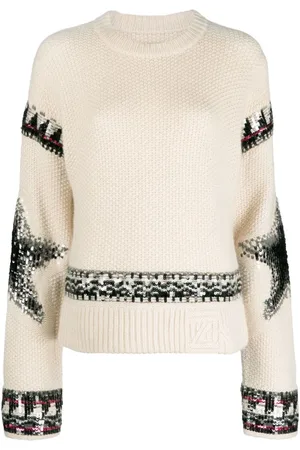 Zadig & Voltaire Sequin-embellished cashmere jumper