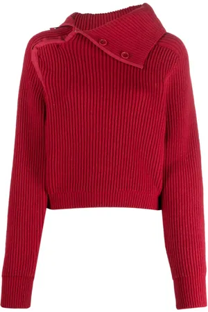 Jacquemus Vega asymmetric wool-blend jumper