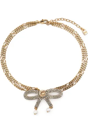 Dsquared2 Bow curb-chain necklace