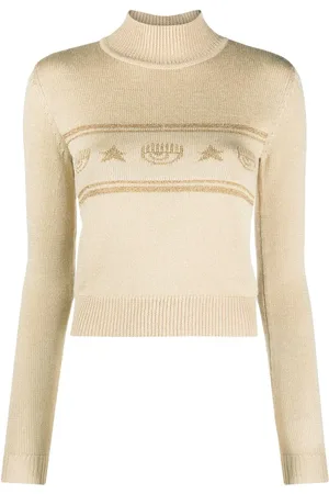 Chiara Ferragni Eye Star-jacquard sweater