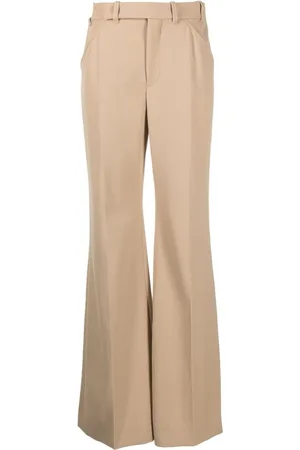 Chloé Wide-leg wool trousers