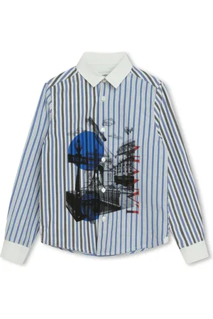 Lanvin Striped long-sleeve buttoned shirt