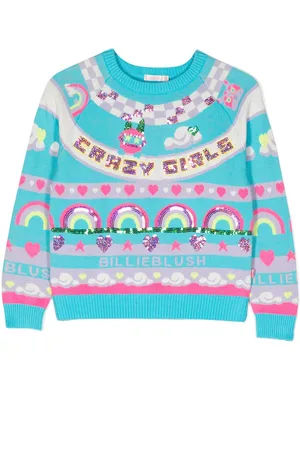 Billieblush Crazy Girls sequin-detail jumper