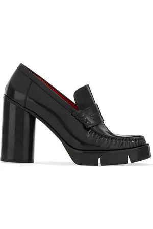 Salvatore Ferragamo Logo-debossed leather moccasins