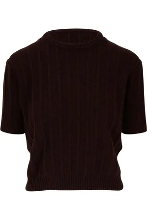 Khaite Short-sleeve cashmere top