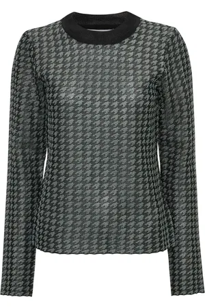 J.W.Anderson Check-pattern crew-neck top