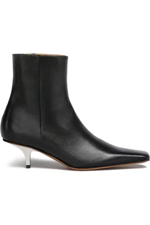Marni Heeled leather ankle boots