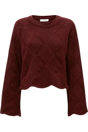 J.W.Anderson Basket-weave cropped jumper