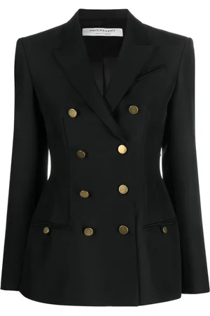 Serafini Peak-lapel double-breasted blazer