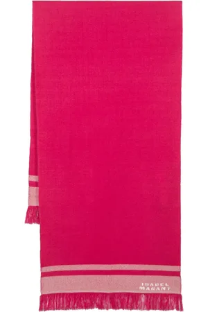 Isabel Marant Logo-embroidered knit scarf