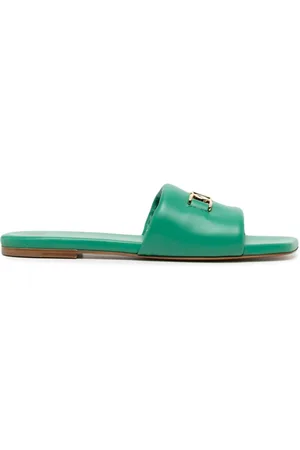 MCM Monogram Pool Slides - Farfetch