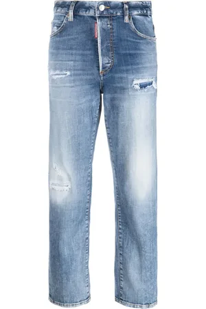 Dsquared2 High-rise straight-leg jeans