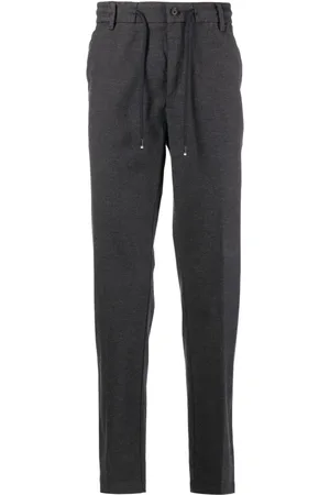 HUGO BOSS Elasticated-waist tailored trousers