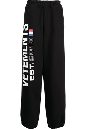Vetements Flag-logo print track pants