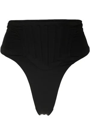 MUGLER Corset high-waist bikini bottoms