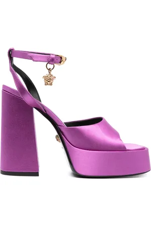 VERSACE Medusa Aevitas 110mm satin pumps