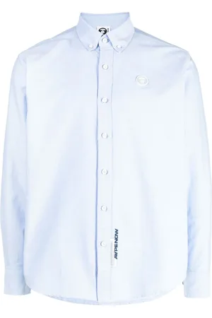 A Bathing Ape Long-sleeve button-fastening shirt