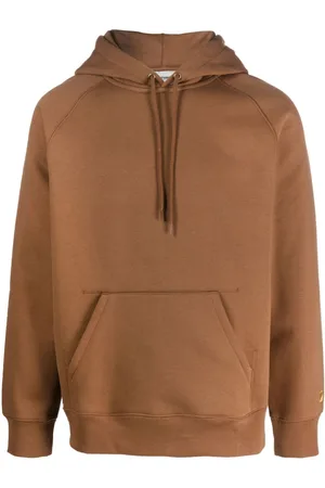 Carhartt Logo-embroidered long-sleeved hoodie