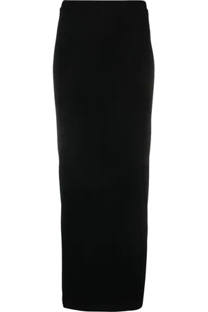 WARDROBE.NYC Elasticated-waistband maxi skirt