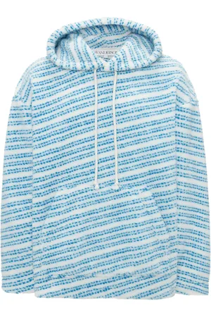 J.W.Anderson Oversized striped fleece hoodie