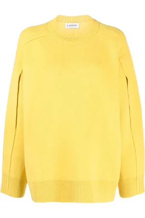 Lanvin Cape-back knitted jumper