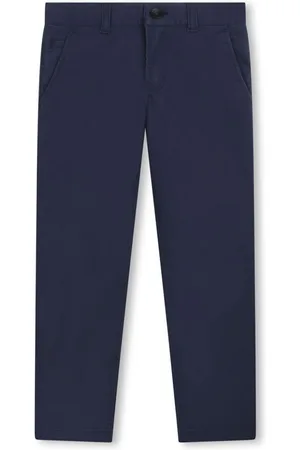 HUGO BOSS Straight-leg cotton chinos