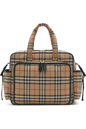 Burberry Vintage Check-pattern quilted changing bag