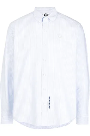 A Bathing Ape Long-sleeve button-fastening shirt