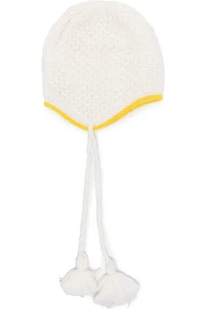 Gensami Tassel-detail knitted hat