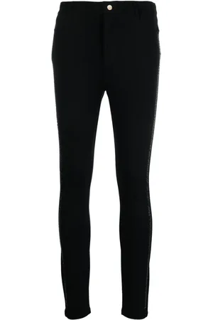 Liu Jo Crystal-embellished skinny trousers